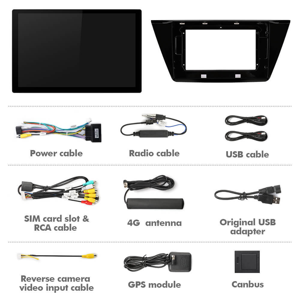 ISUDAR 2K 13.1 Inch 8 Core Android 10 Car Radio For VW/Volkswagen/TOURAN 2016 2017 2018-