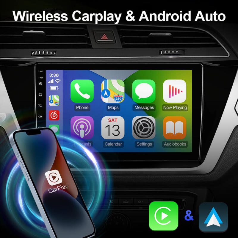 T72 Upgraded Android 12 Auto radio Wireless Carplay For VW/Volkswagen/TOURAN 2016 2017 2018-