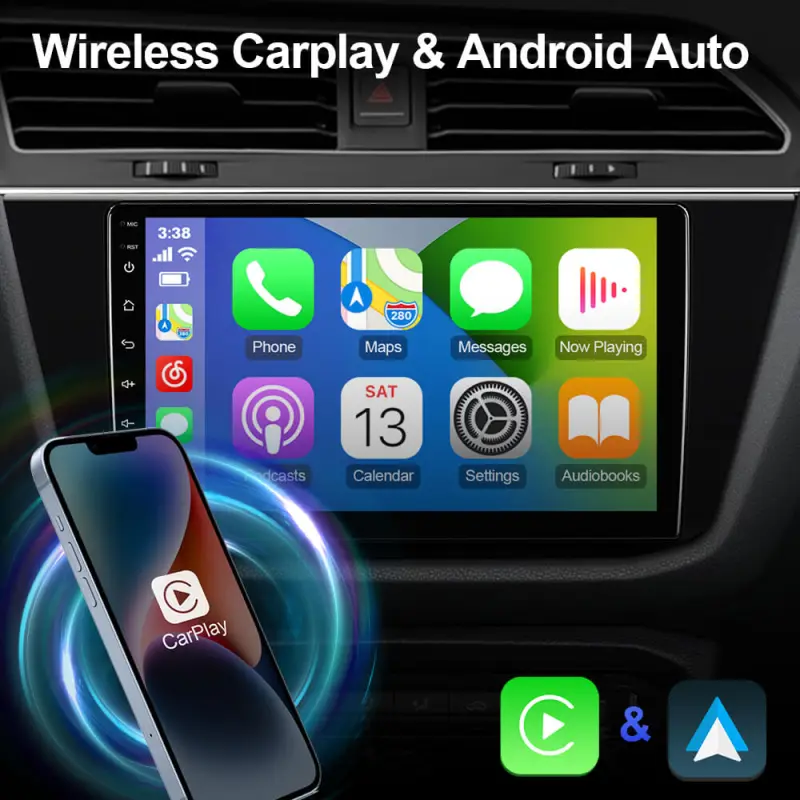 T72 Upgraded Android 12 Auto radio 8 Core 4G Sim card For VW/Volkswagen/Tiguan 2017-2019
