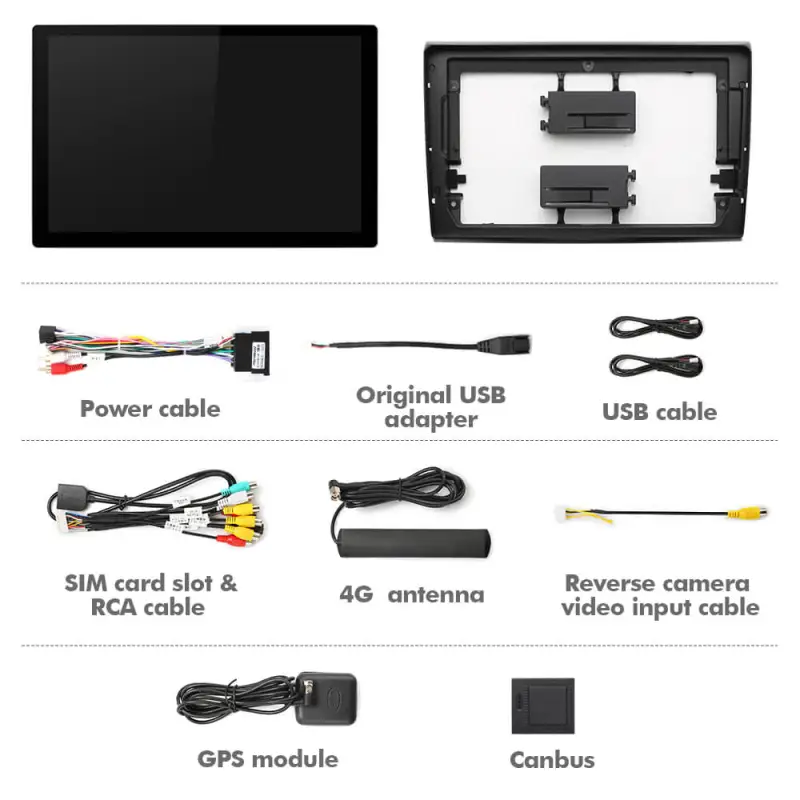 ISUDAR 2K 13.1 Inch 8 Core Androd Auto Carplay Car Radio For Fiat Bravo 2007-2012