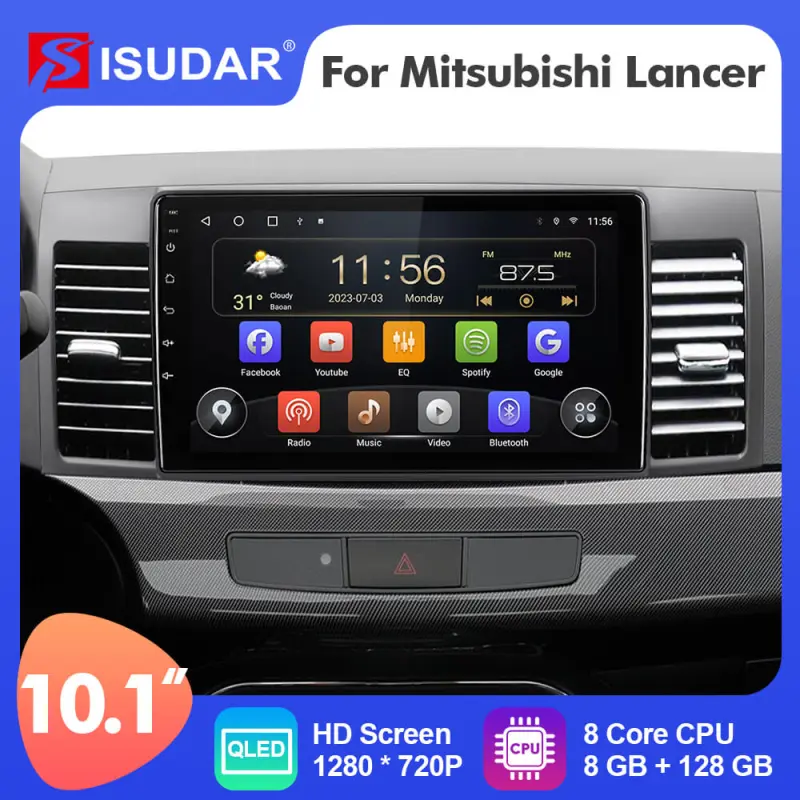 T72  Android 10 Car Radio Tape Recorder 8 Core For Special Features For Mitsubishi Outlander 3 2012-2018