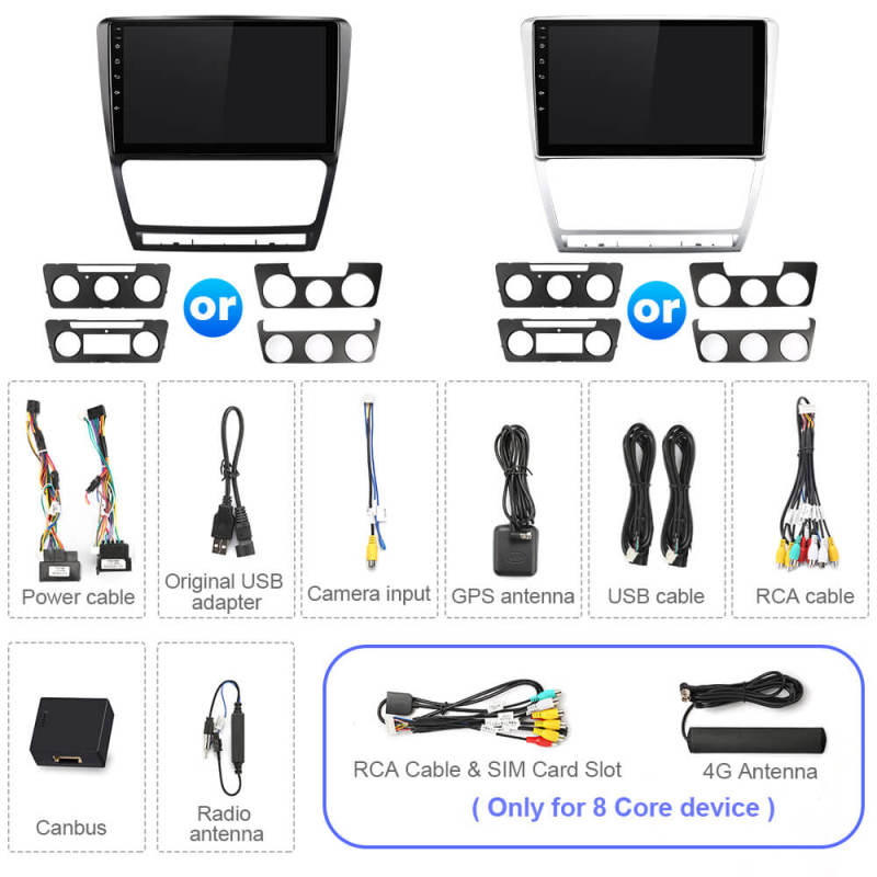 ISUDAR T72 Android Car Radio Multimedia For Skoda Octavia A5 2009 2010 2012 2013