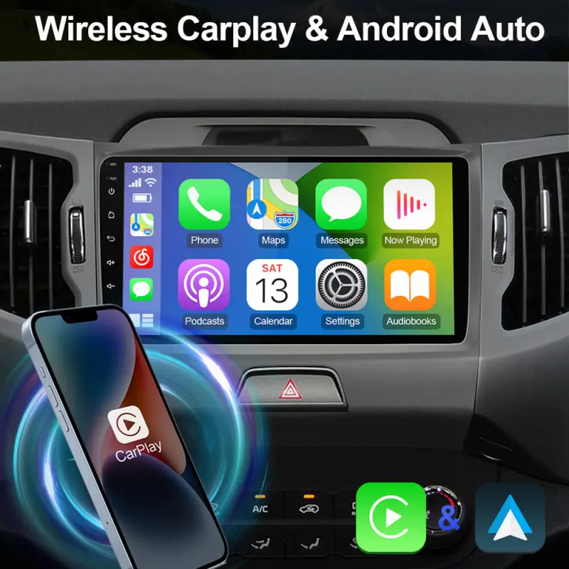 T72  For Kia Sportage 2010-2016 Auto Multimedia Android Car Radio Carplay navigation