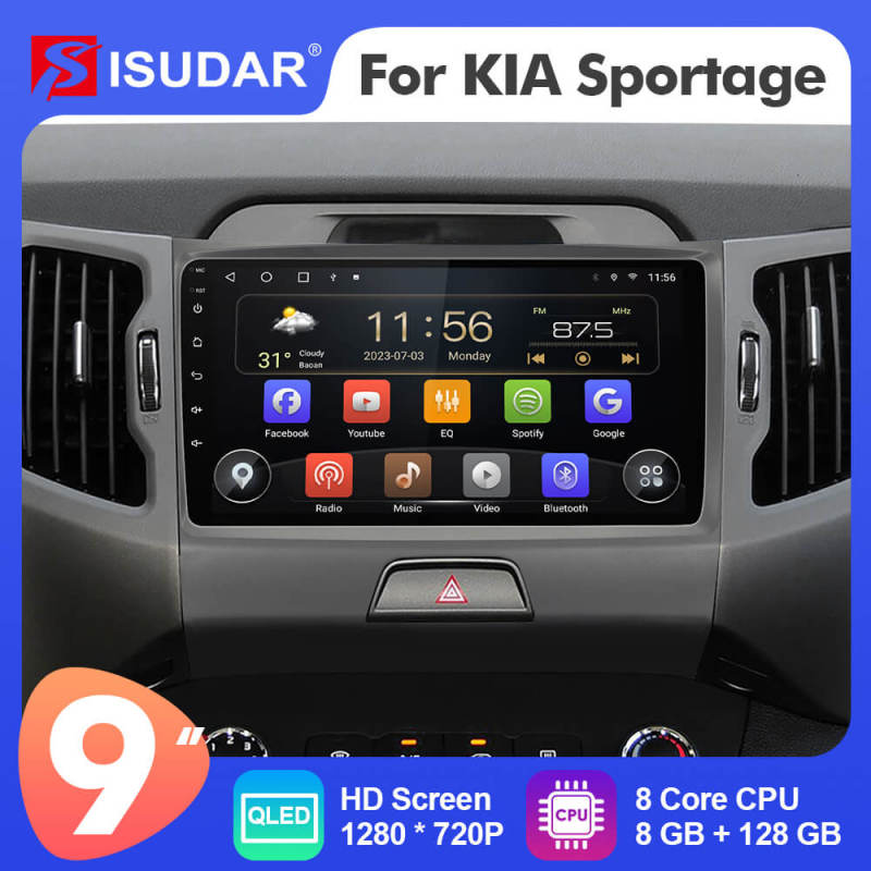 T72  For Kia Sportage 2010-2016 Auto Multimedia Android Car Radio Carplay navigation