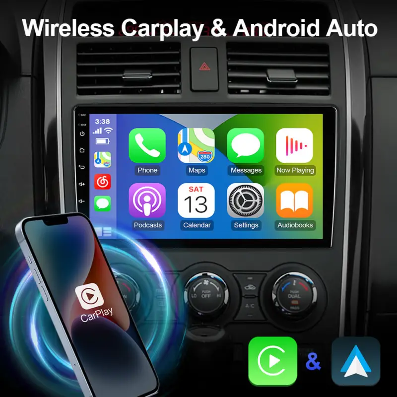 For Mazda CX-9 2006-2016 10.1 inch QLED Android Car Radio DVD Player Multimedia Navigation