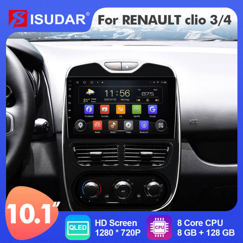 Car Radio Auto Radio Android 10  For RENAULT Clio 3 4 2013-2018