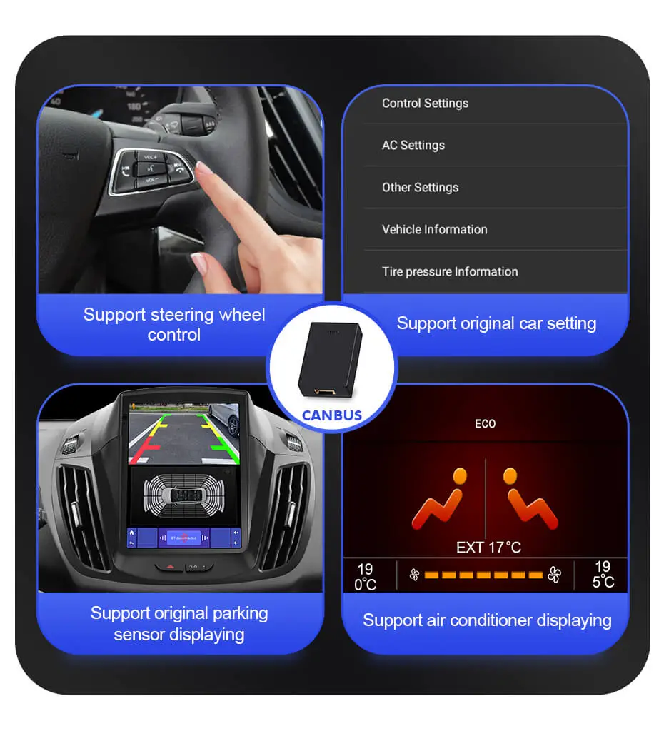 Autoradio CarPlay Android 12.0 Ford Kuga (2008-2012) ⇒ Player Top ®