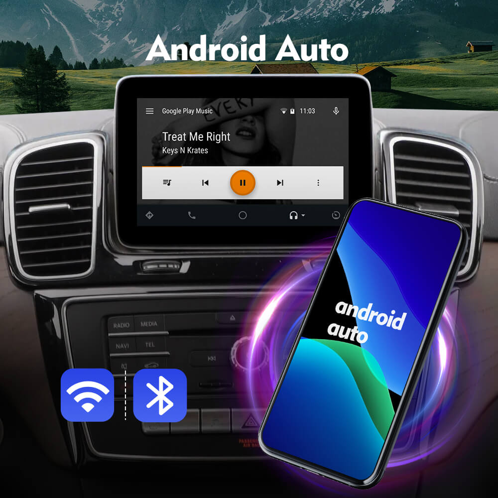ISUDAR Apple Carplay wireless Modem for Mercedes C Class