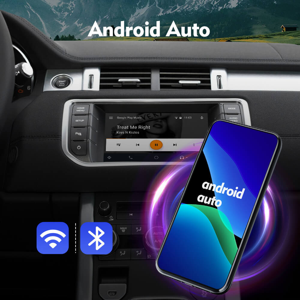 Wireless Android auto mirror link  For Land Rover/Range Rover/Evoque/Discovery 4 Jaguar/XE/XF