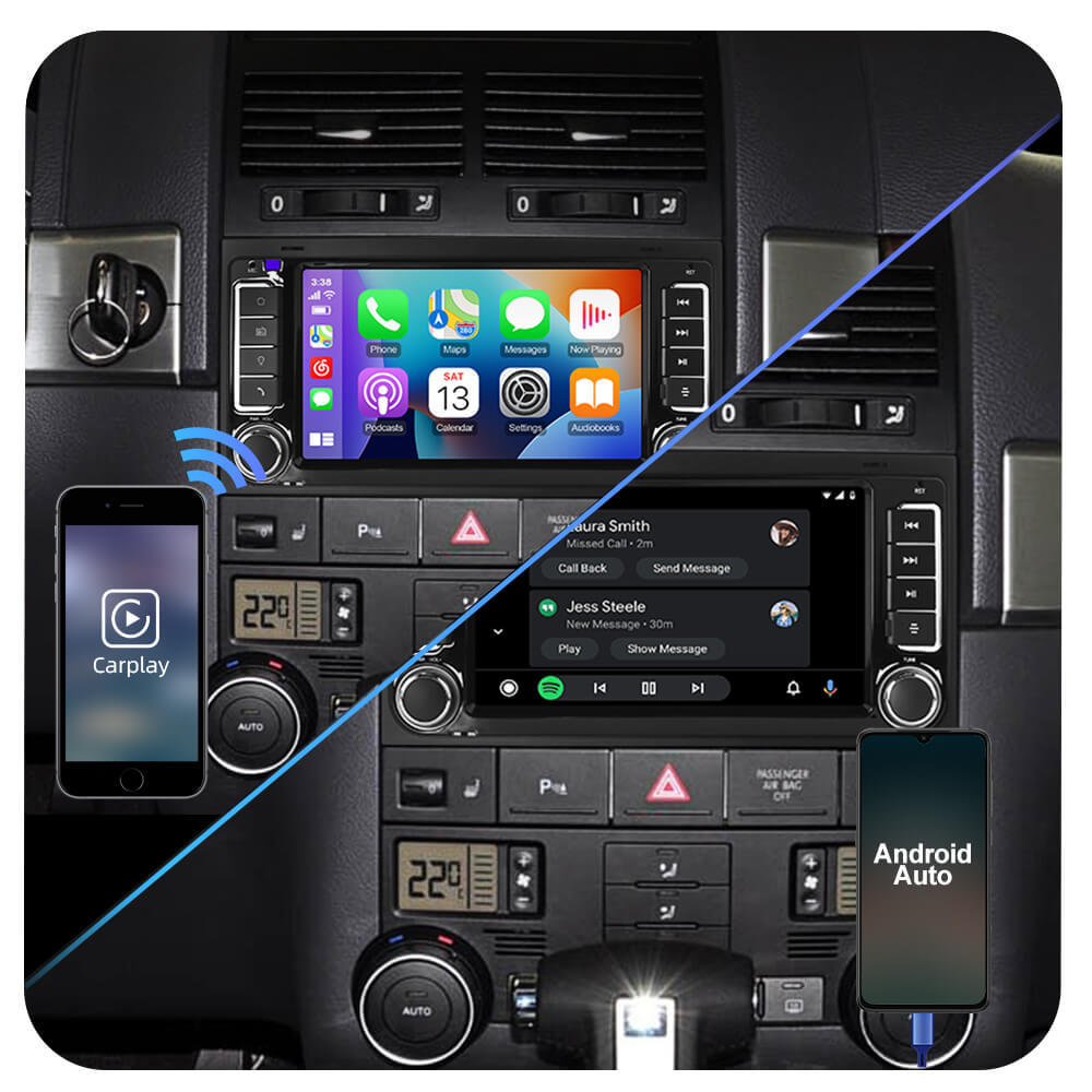 Isudar Android 10 Car Radio Multimedia GPS For VW/Volkswagen/Touareg/Transporter T5