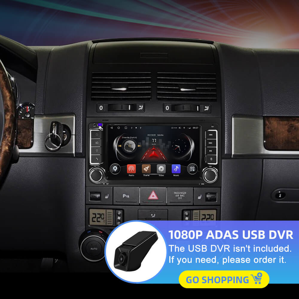 Isudar Android 10 Car Radio Multimedia GPS For VW/Volkswagen/Touareg/Transporter T5