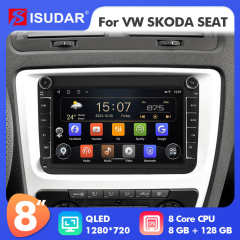 NEW UPGRADE! 1280*720P 8 inch Car Radio For VW/Volkswagen/POLO/Golf/Skoda/Seat/Leon/PASSAT B6