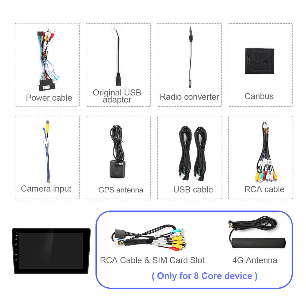 For Fiat 500L 2012-2017  Wireless Carplay Android Auto Radio Stereo 10.1 inch Car multimedia Navi