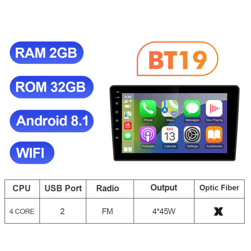 For Fiat 500L 2012-2017  Wireless Carplay Android Auto Radio Stereo 10.1 inch Car multimedia Navi