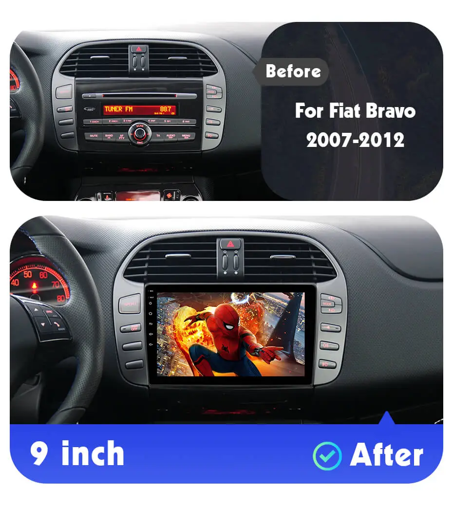 Fiat Bravo 2007-2014 Aftermarket Radio Upgrade