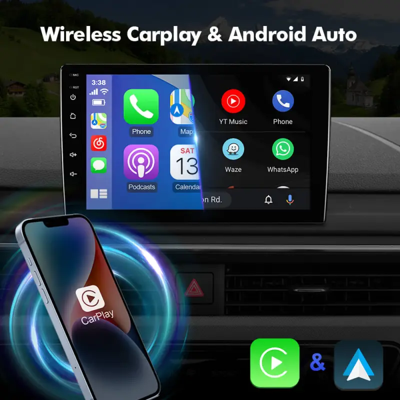 9inch 10inch 13.1inch T68B RDS Universal Car Multimedia Player Android  Radio Stereo Navigation