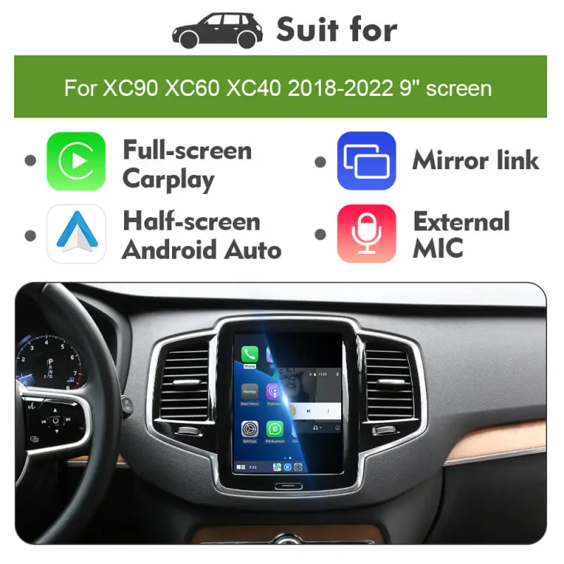 Presidents Day Sale : Volvo Apple CarPlay Wireless & Wired Module & Upgrade  Adapter for S60 – UNAVI USA, Inc.