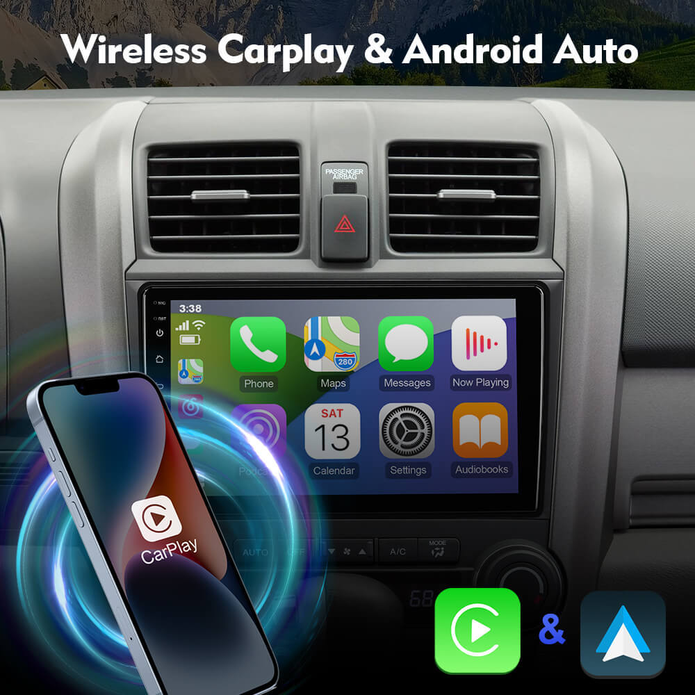 QLED Android Car Radio head unit For Honda/CRV/CR-V 2006 2007-2011 GPS Navigation