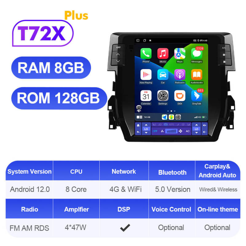 ISUDAR Android 12 Tesla Style Car Radio For Chevrolet Captiva 2006-2012 Auto Multimedia