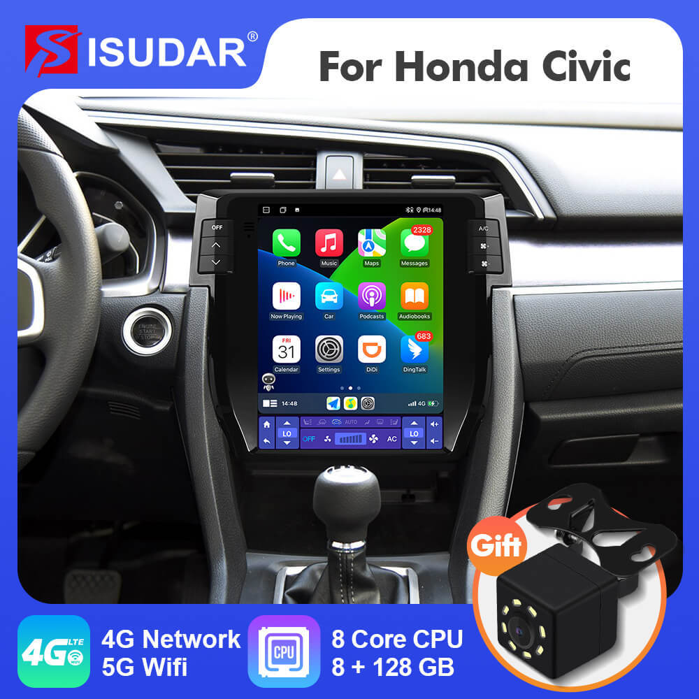 ISUDAR Android 12 Tesla Style Car Radio For Chevrolet Captiva 2006-2012 Auto Multimedia