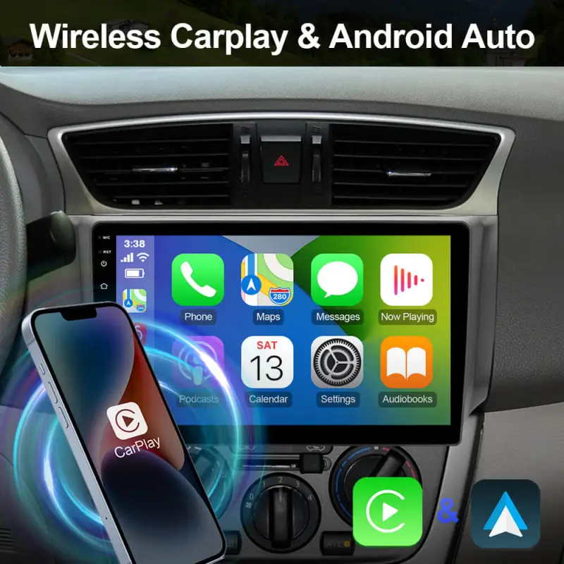 For Nissan Sentra B17 2012-2017 QLED Android 12 Car Radio DVD Player Multimedia Navigation