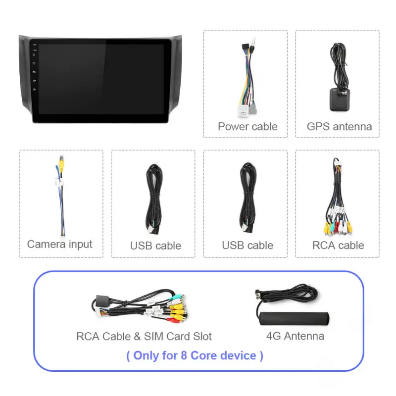 For Nissan Sentra B17 2012-2017 QLED Android 12 Car Radio DVD Player Multimedia Navigation
