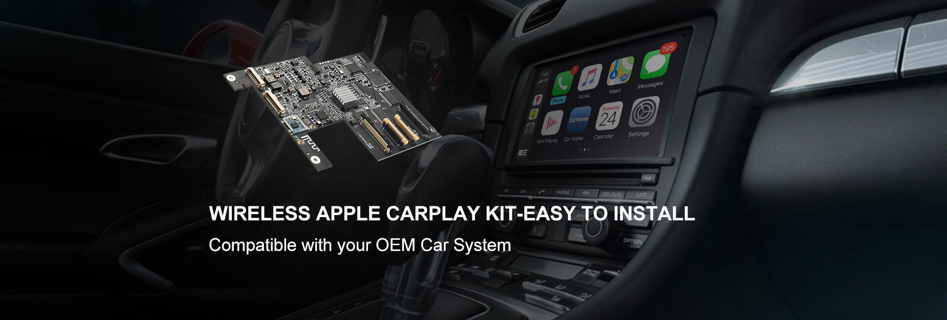 2024 Gen 3 Version Carplay Module for Porsche PCM 3.1