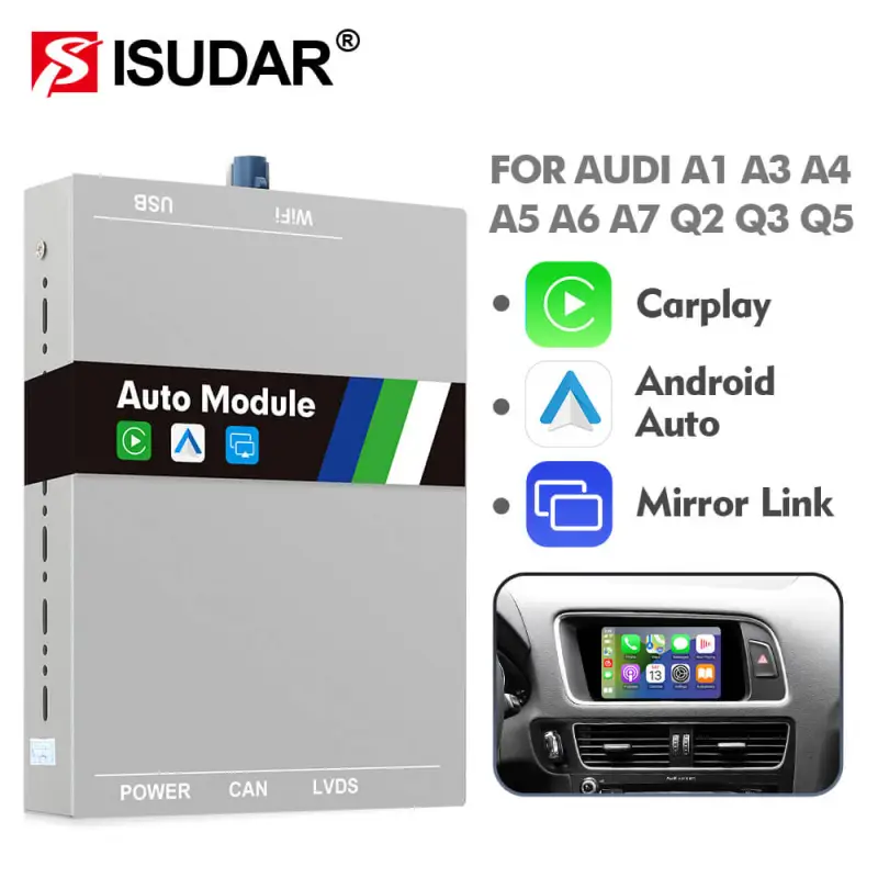 Carlinkit Wireless Apple Carplay AA Modem For Audi A5/S5/A4/A3/A1 