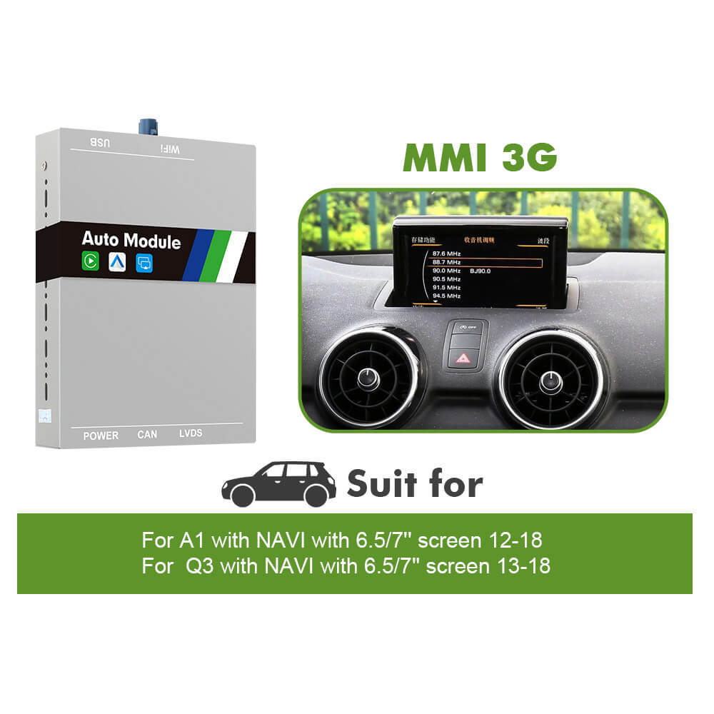 Carlinkit Wireless Apple Carplay AA Modem For Audi A5/S5/A4/A3/A1 A6 A7 A8 Q2 Q3 Q5 Q7 B9 S5