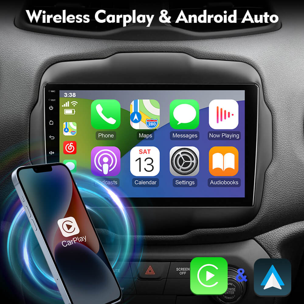 T72 RAM 8G ROM 128G Auto radio For Jeep Renegade 2014 2015 2016 2017 2018