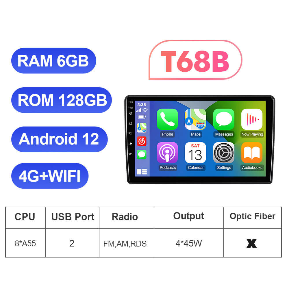 For Nissan Qashqai J10 2006-2013 T72 QLED Android Car Radio DVD Player Multimedia Navigation
