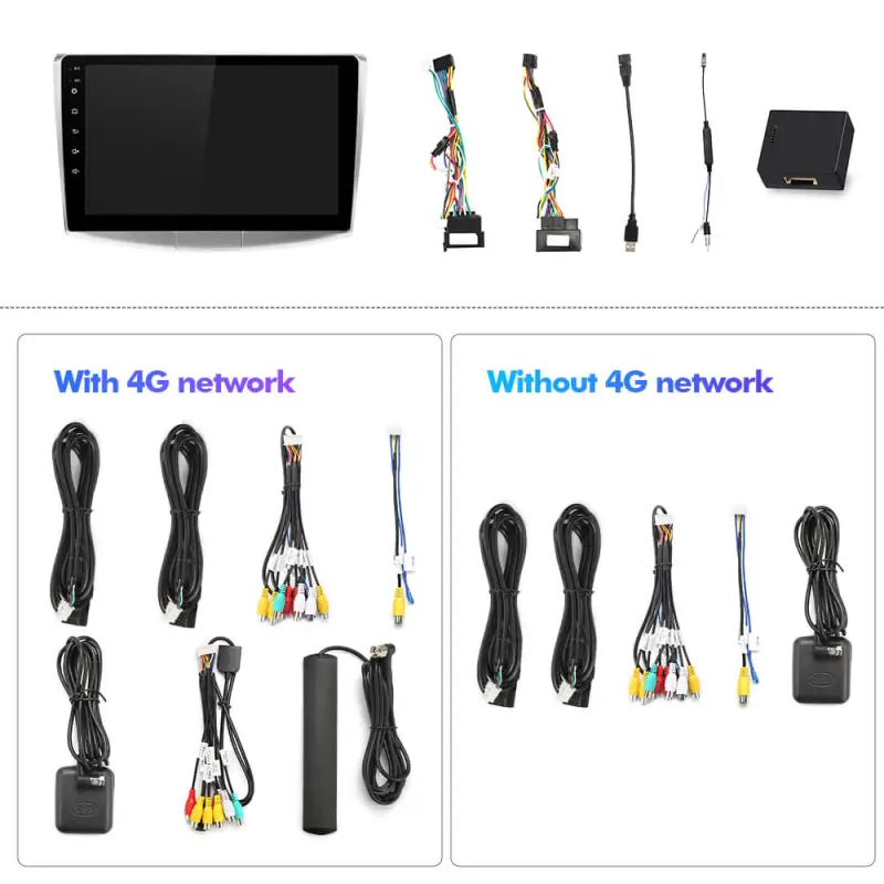 NEW! Android 10-Android 13 QLED Android Auto 10” Car Radio For VW/Volkswagen/Passat B6 B7 wireless carplay