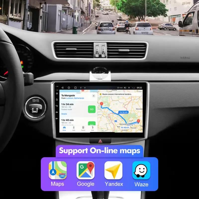 NEW! Android 10-Android 13 QLED Android Auto 10” Car Radio For VW/Volkswagen/Passat B6 B7 wireless carplay