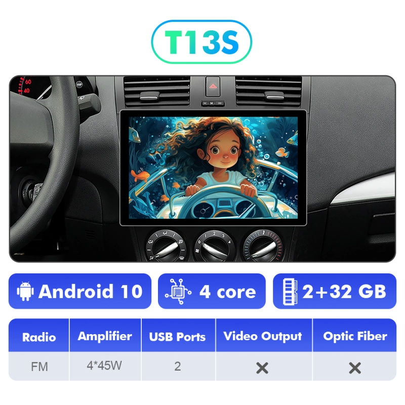 For Mazda 3 2010 2011 2012 2013 QLED Android 13 9" Car Radio DVD Player Multimedia Navigation