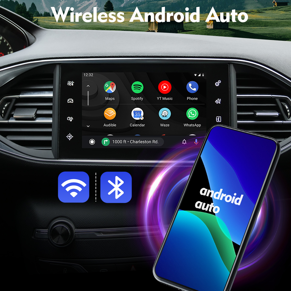 For Peugeot & Citroen 308,408,C5,C6, C4,Sega,4008,5008 DS Wireless Carplay/AA Adapter