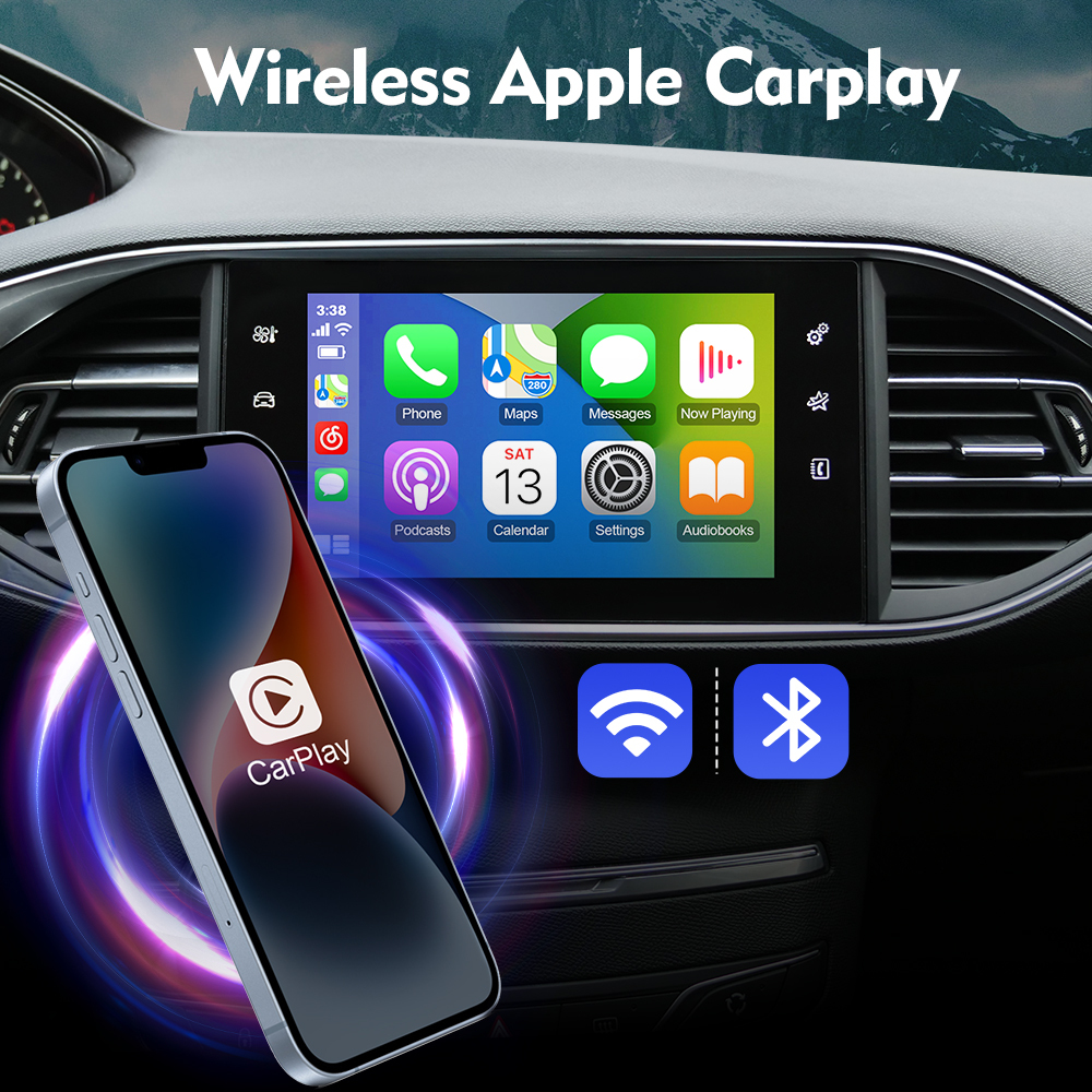 For Peugeot & Citroen 308,408,C5,C6, C4,Sega,4008,5008 DS Wireless Carplay/AA Adapter