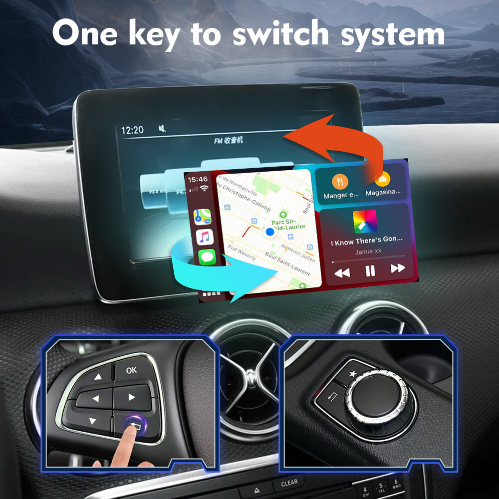 For Peugeot & Citroen 308,408,C5,C6, C4,Sega,4008,5008 DS Wireless carplay