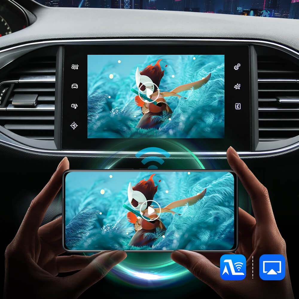 For Peugeot & Citroen 308,408,C5,C6, C4,Sega,4008,5008 DS Wireless carplay