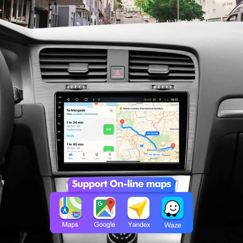 NEW! For Left-hand drive VW/Volkswagen/Golf 7 2013- Android 13 QLED Android 10” Car Radio Wireless Carplay