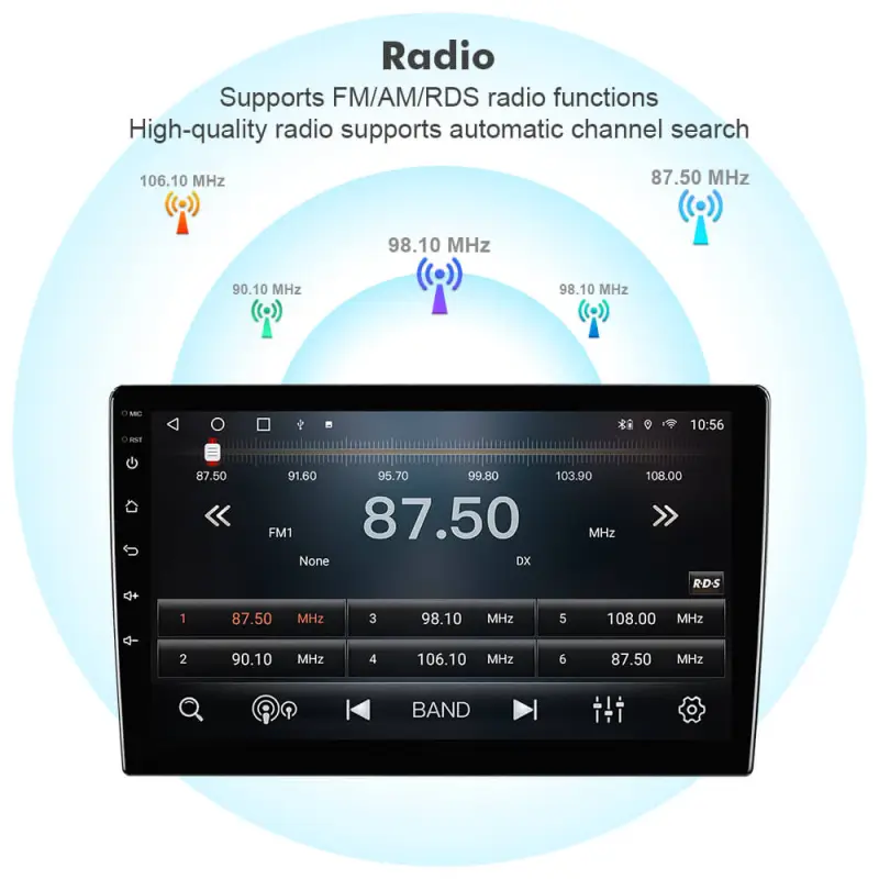 NEW! Android 13 For VW/Volkswagen/POLO Sedan 2009-2017 QLED Android Auto 9” Car Radio