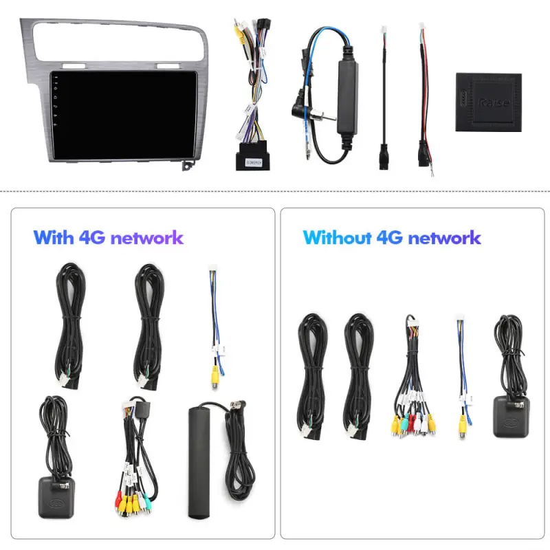 NEW! For Left-hand drive VW/Volkswagen/Golf 7 2013- Android 13 QLED Android 10” Car Radio Wireless Carplay
