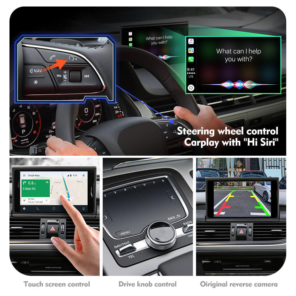 NEW! Carlinkit Wireless Apple Carplay AA Modem For Audi A5/S5/A4/A3/A1 A6 A7 A8 Q2 Q3 Q5 Q7 B9 S5