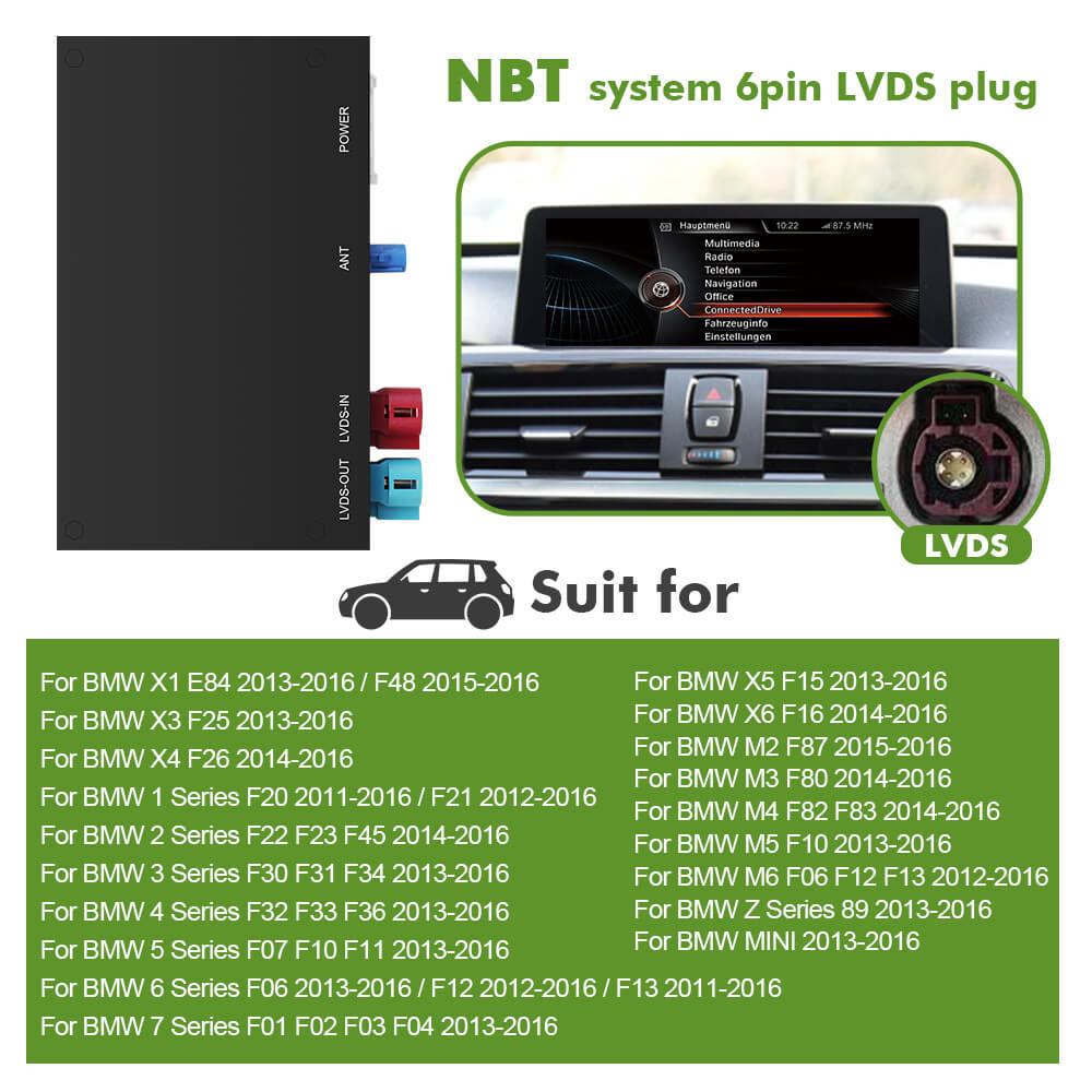 NEW! ISUDAR Apple Carplay& Android Auto Modem For BMW & MINI NBT System