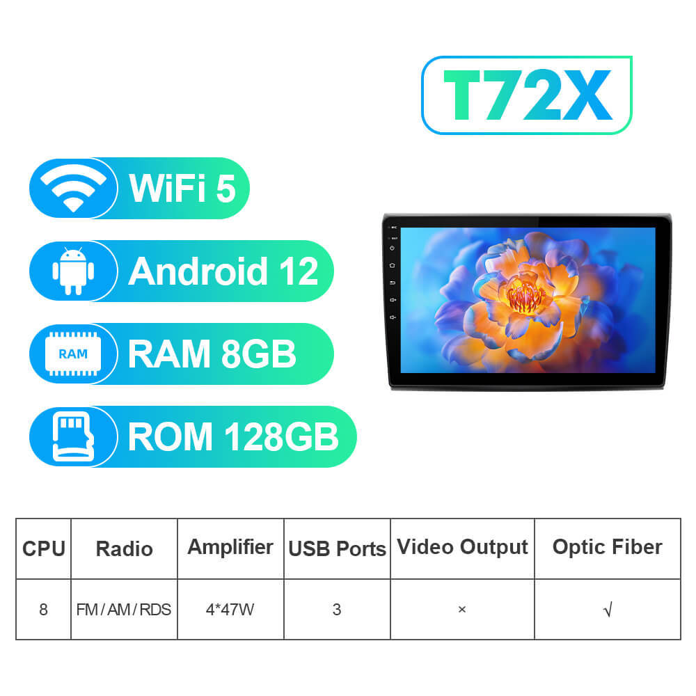 NEW! Android 13 For Fiat Bravo 2007-2012 9inch 2K HD screen car radio