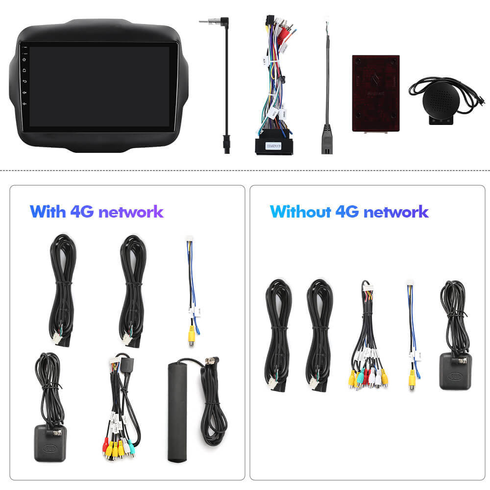 NEW! Android 13 For Jeep Renegade 2014 2015 2016 2017 2018 9inch screen car radio