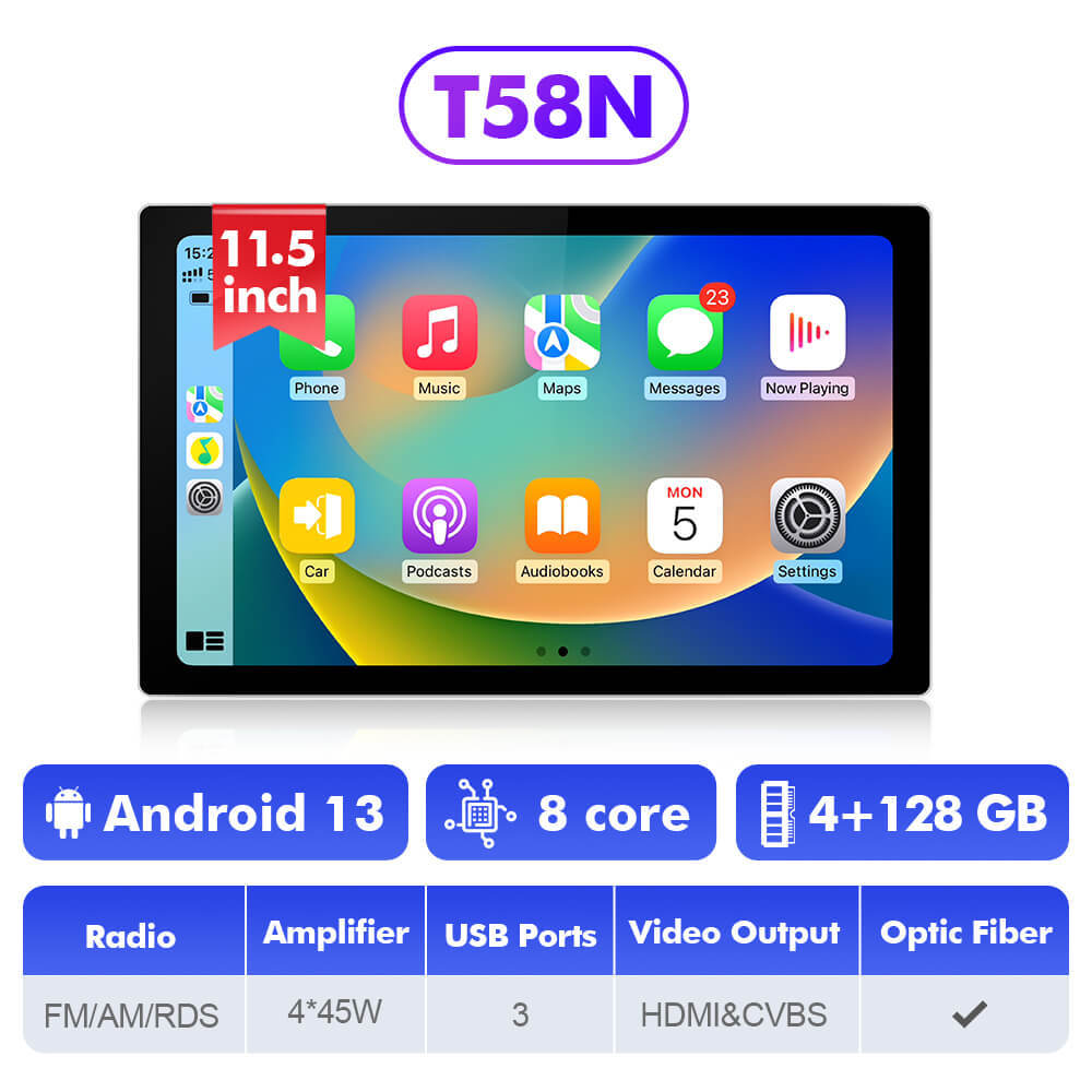 New! Android 13 universal Car Multimedia 11.5inch 13.1inch Player Radio Stereo Navigation