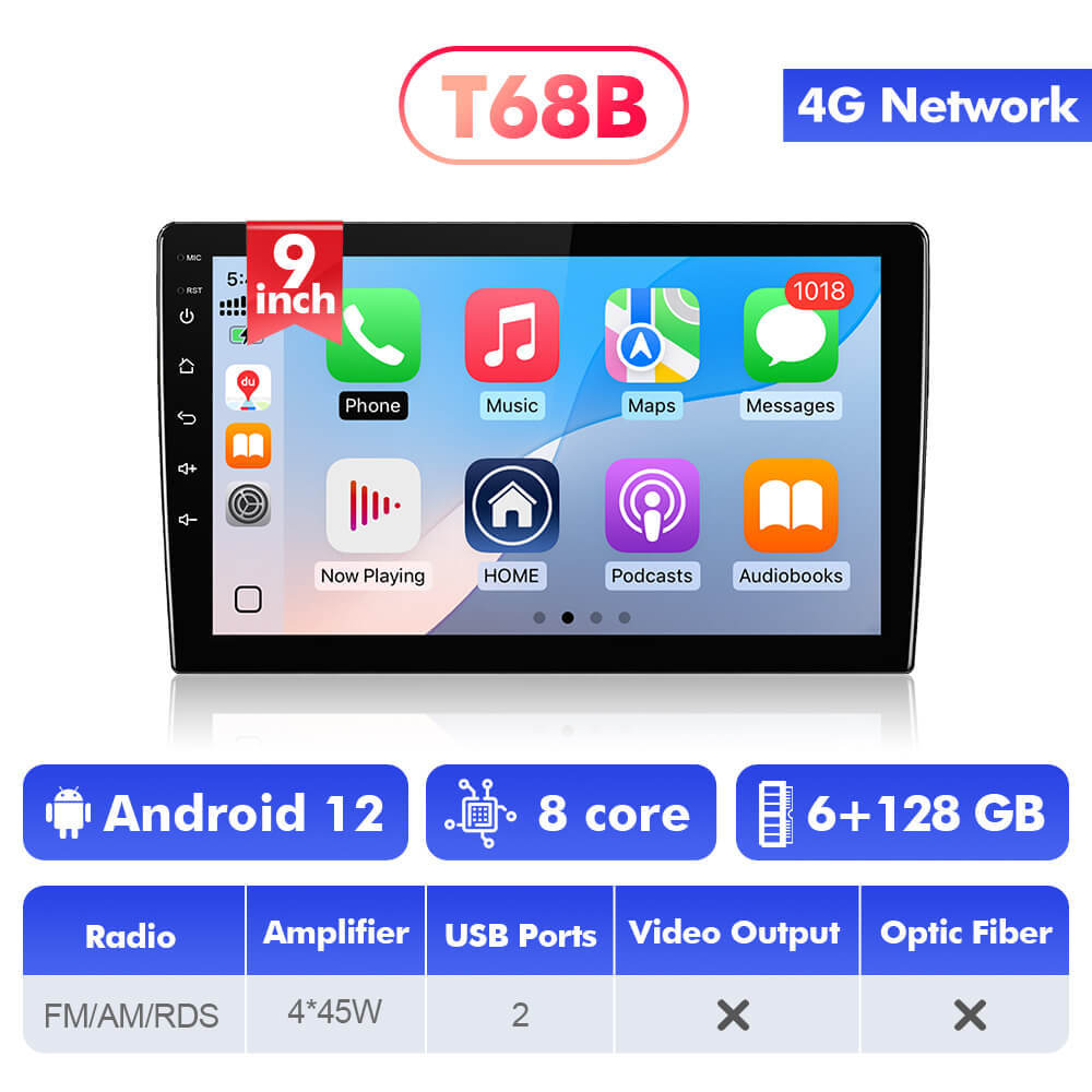 New! Android 13 universal Car Multimedia 9inch 10inch Player Radio Stereo Navigation