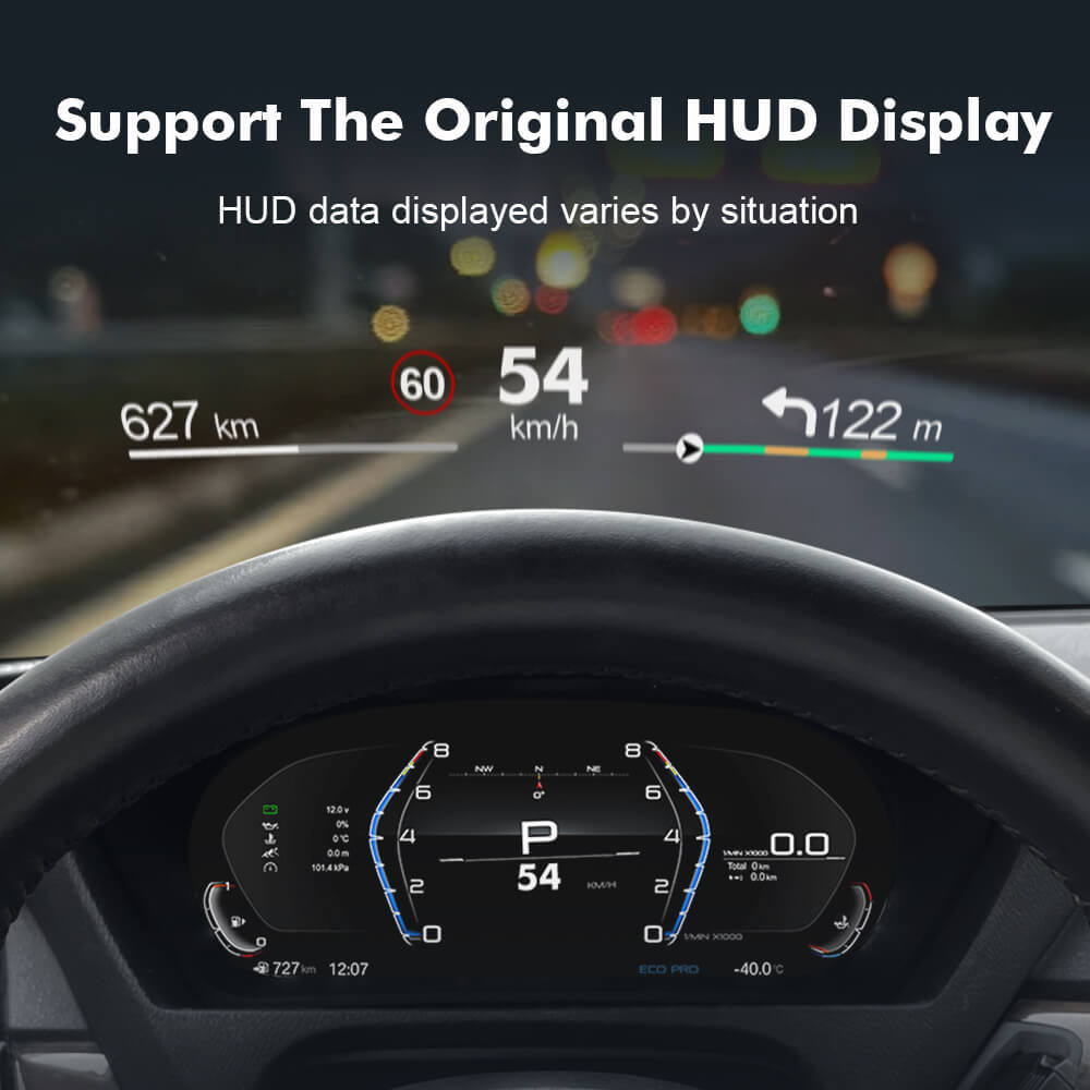 For BMW 5 Series  F10/F11/F07/F18/F01/F02/F03 Digital Carplay HUD dashboard Instrumental Cluster Speedometer Screen