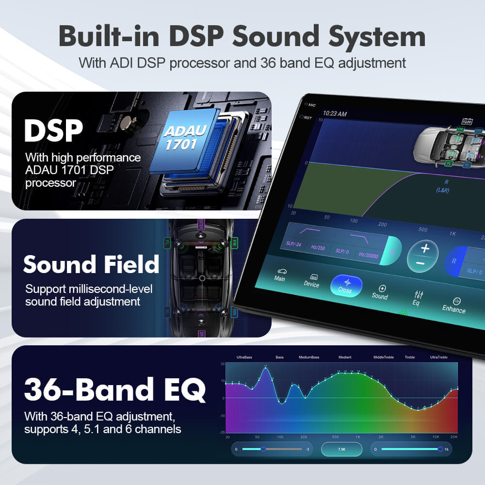 Q6 Qualcomm Android 13 For Fiat Bravo 2007-2012 9" screen music car radio DSP ADAU