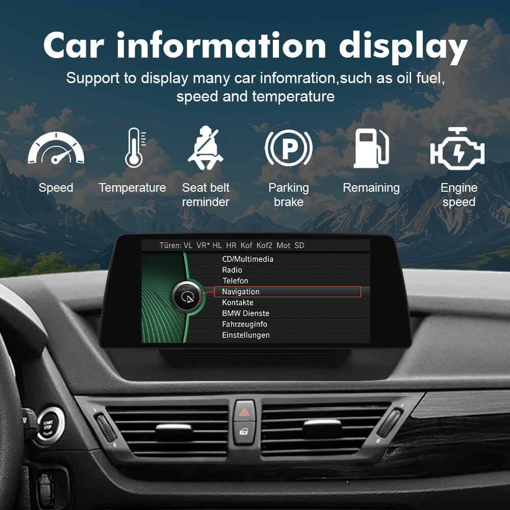 ISUDAR 10.33"Android 13 Car radio For BMW X1 E84 2009-2015 CIC